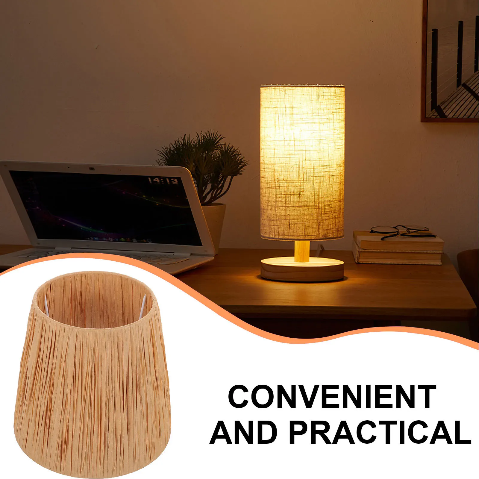 

Простой сменный абажур из металла: прочный, легкий монтаж, декоративный в деревенском стиле, не ослепляет, защищает глаза