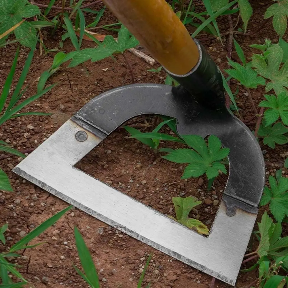 Hollow Hoe Weeding Rake Labor-saving Weeding & Loosening Soil Artifact Harrow Handheld steel weeding hoe Hoe Farm Tool Gardening