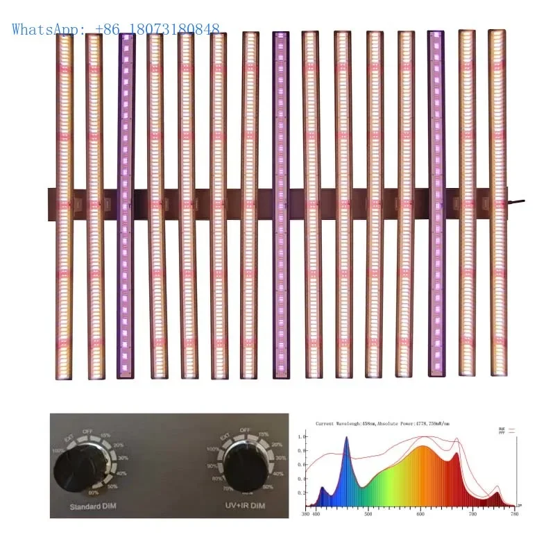 SLTMAKS USA Thailand Stock 600w 800w 1000w 1200W 1500W Indoor Plant Lamp Lm301H Lm301B UV IR Full Spectrum Led Grow Light Bar
