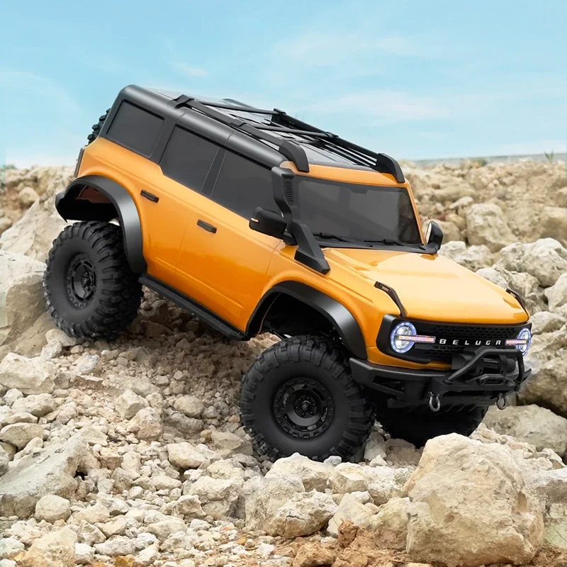 1/10 Rc samochód gąsienica RC 4x4 Off-road RTR HB R1001 z elektrycznym zdalnym sterowaniem LED 2.4G Rock Buggy samochody Rc dla dorosłych