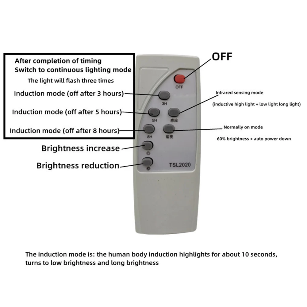 Solar Street Lamp Controller Circuit Board of PIR Human Body Induction Solar Lamp with Remote Control Function