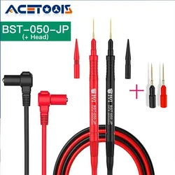 BST-050 JP superfine universal digital multimeter probe test leads needle tip tester probe wire pen cable multimeter feelers