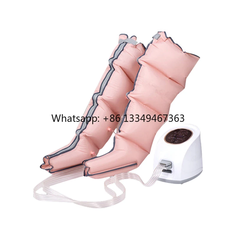 Portable Circulation Sports Recovery Air Pressure Therapy Compression Boots Foot Leg Massager Machine Adjustable 3 Modes