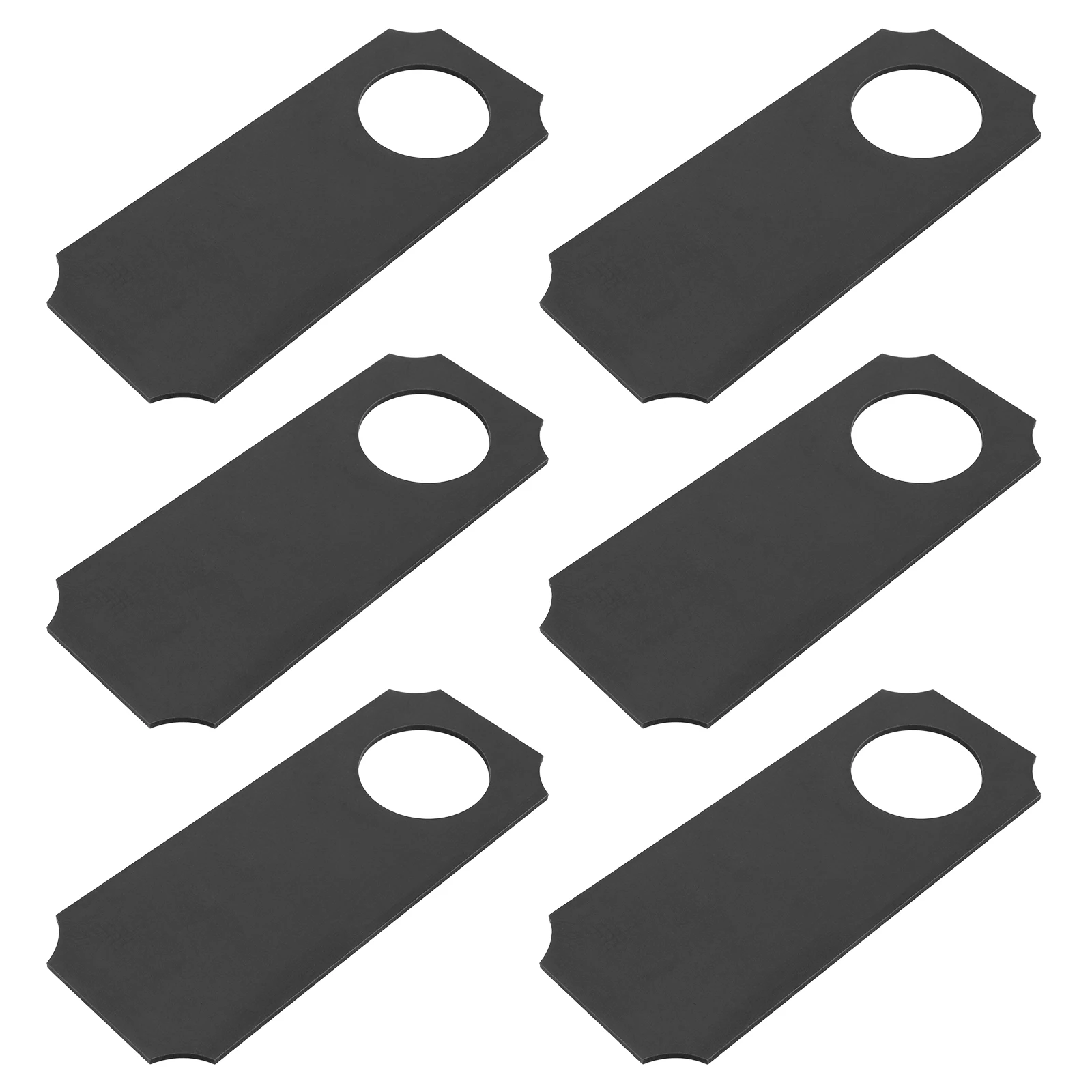 

6 Pcs Blackboard Sign Please Clean Door Knob Hangers Hanging The Signs Wood Tag Wooden Blank Erasable