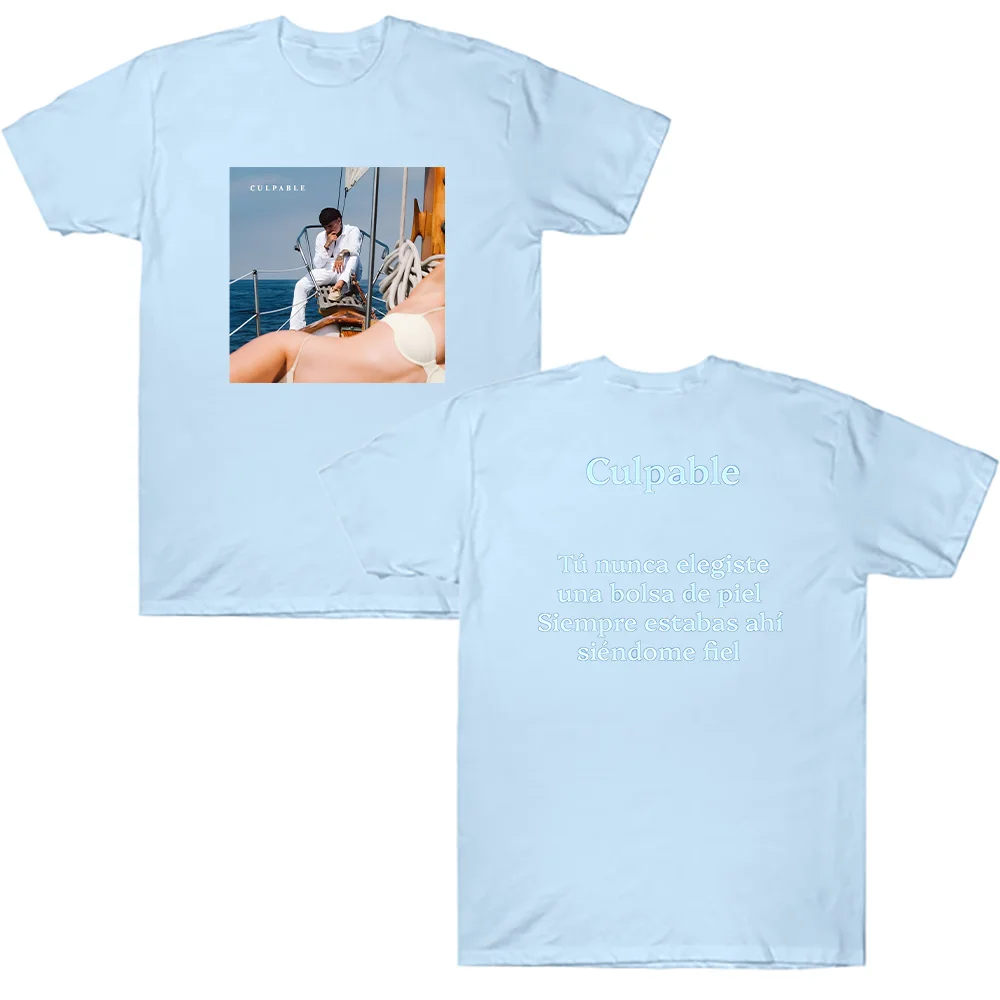 

Junior H Culpable Merch T Shirts Men Women Fashion Clothing Classic Tshirt Unisex Streetwear Cotton Tops Graphic T-Shirts Casual