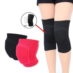 Sports Compression Knee Pads Elastic Knee Protector Thickened Sponge Knee Brace Support For Dancing Workout Training Yoga