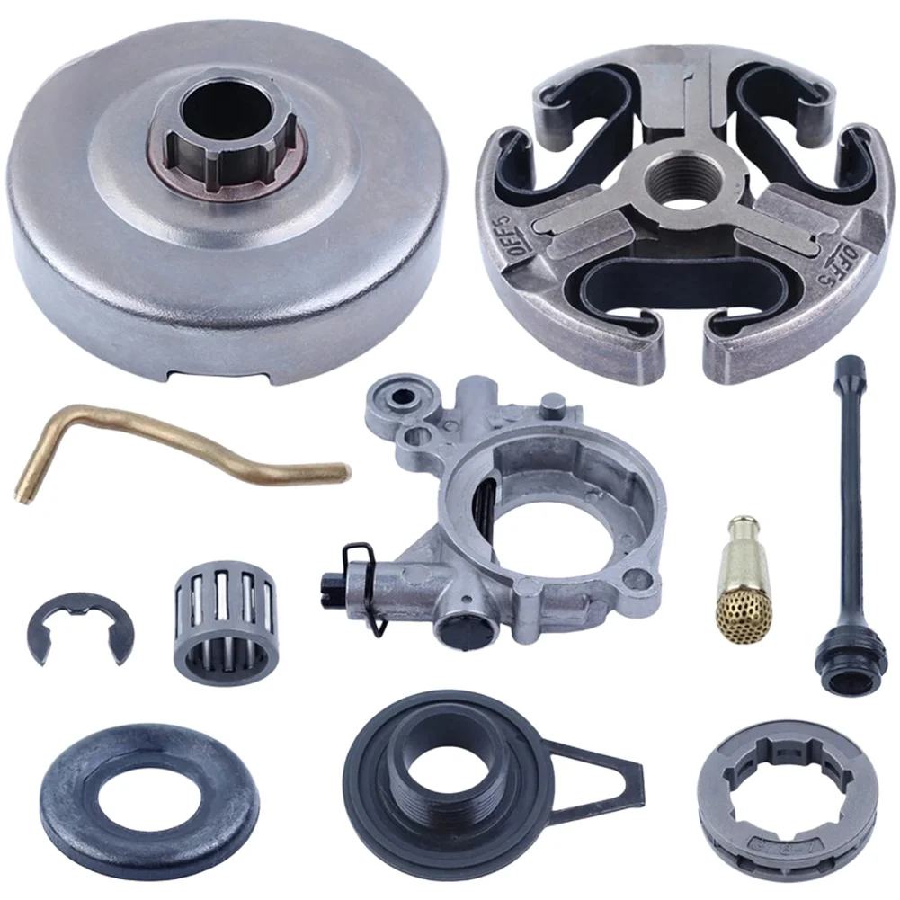 Clutch Drum and Gear Ring Set for 362 365 371 372 for chainsaw Models Precision Fit Clutch Sprocket Replacement Part