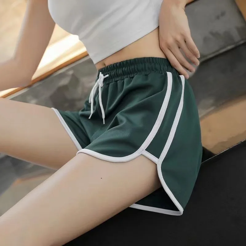 شورت مرن للنساء فضفاض مناسب سريع الجفاف صيفي رقيق للجري واللياقة البدنية والترفيه ومضاد للارتداء الخارجي Instagram #3