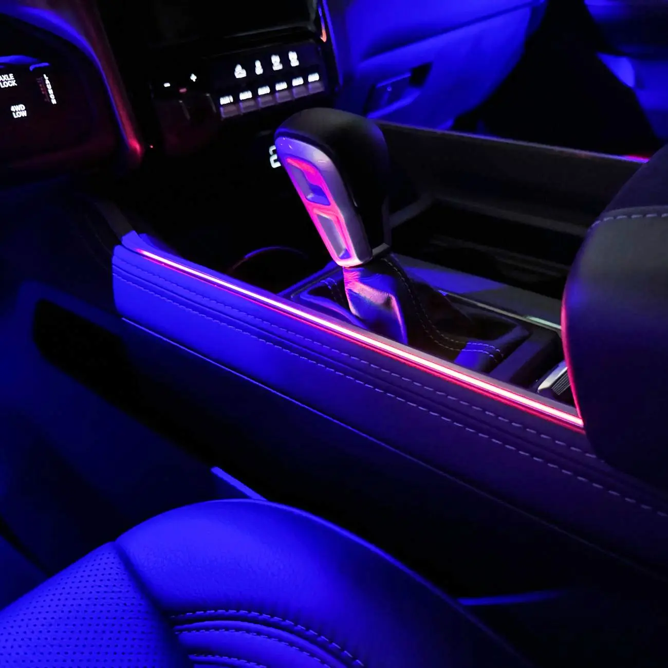 

Hot-selling New Arrivals 64 Colors Ram Ambient Light for 2022-2024 Ram 1500 Upgraded Luxury Interior Atmosphere Lights