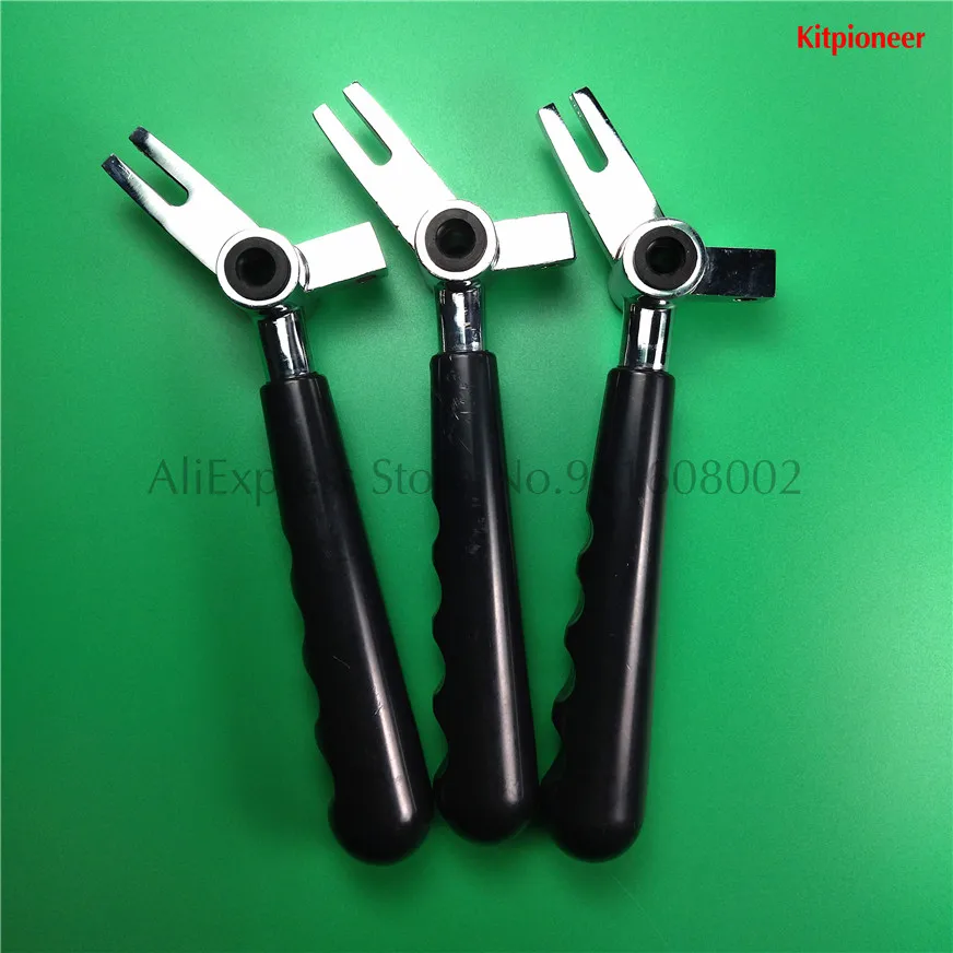 3 Pieces New Straight Handles Accessories Hand Grips Soft Serve Machines Ice Cream Makers Fittings Replacements