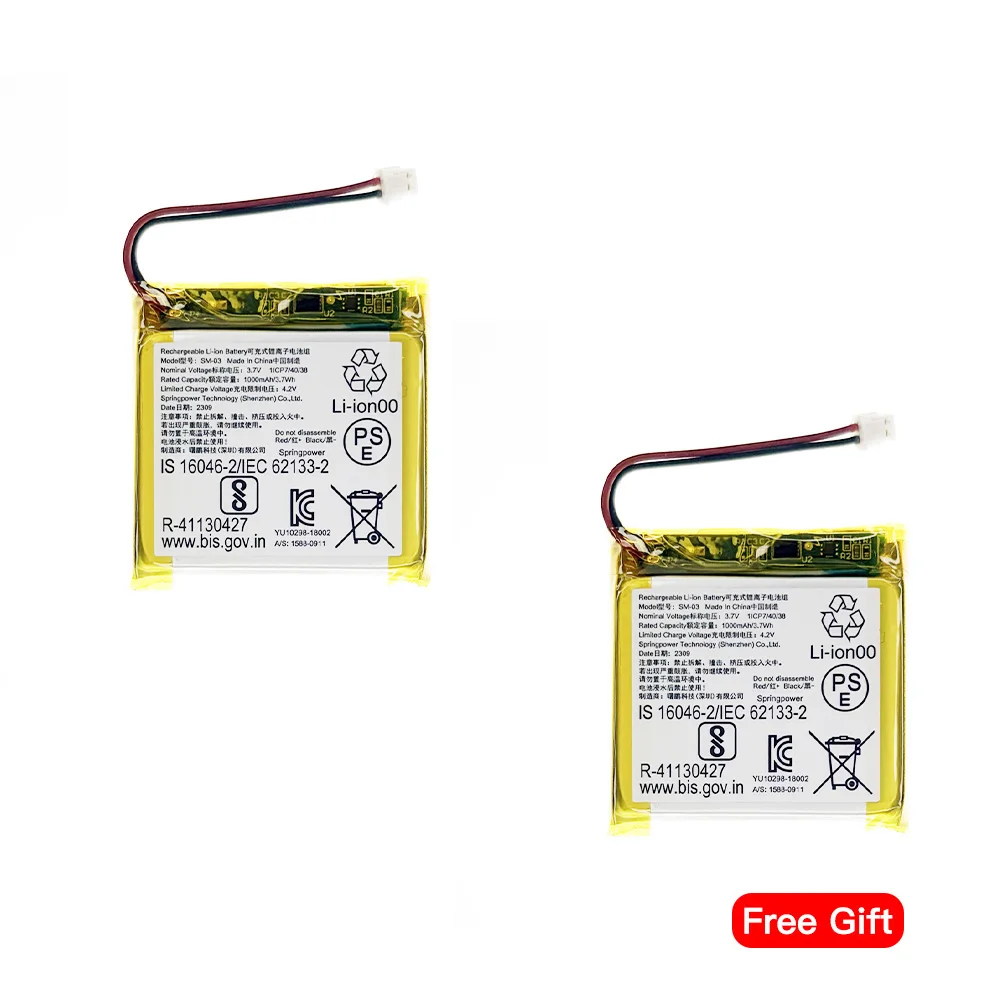 Batería de reputo para Sony WH-1000XM3 WH-1000XM4 XB900N CH710N SP 624038 Auricular SM-03 - AliExprs 44