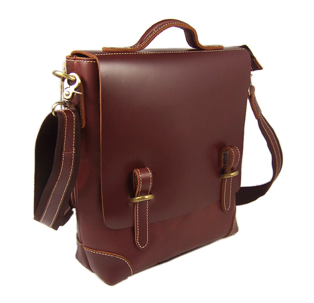 Luxury Italian Genuine Leather Briefcase men business bag attache case male office bag Leather laptop Briefcase Tote Portfolio
