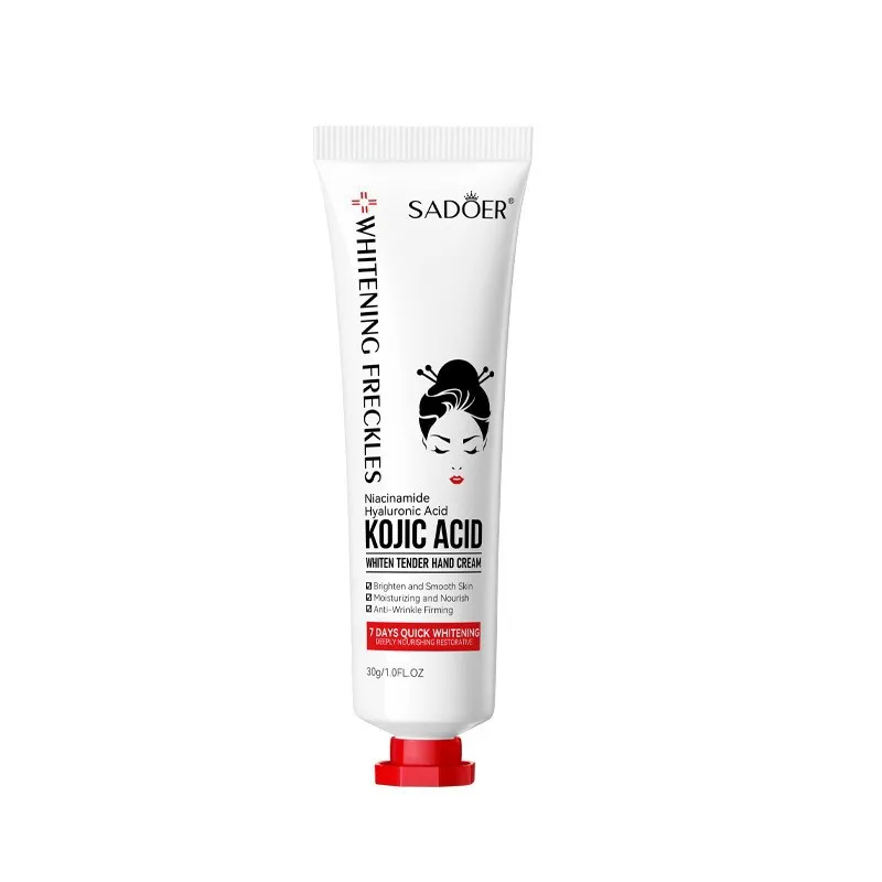 Kojic Acid Whiteing Moisturizing Hand Cream Anti-drying Smooth Nourish Lightening Black Skin Brightening Korean Autum Skin Care