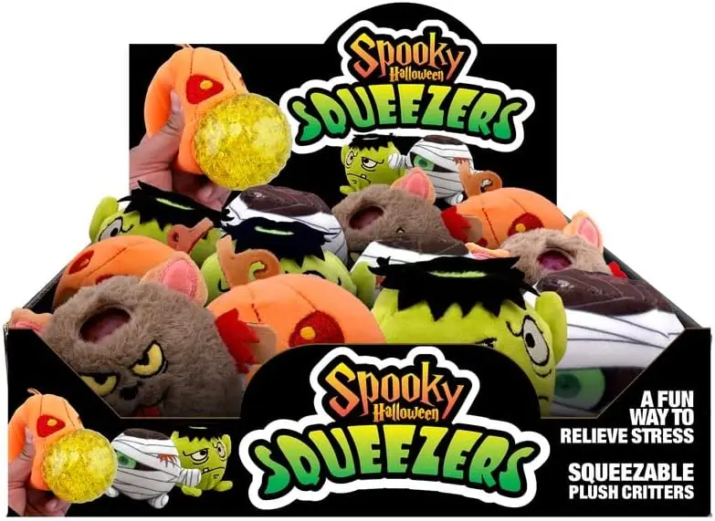 702056 Spooky Halloween Squeeze Toy, Fabric (Pack of 12)