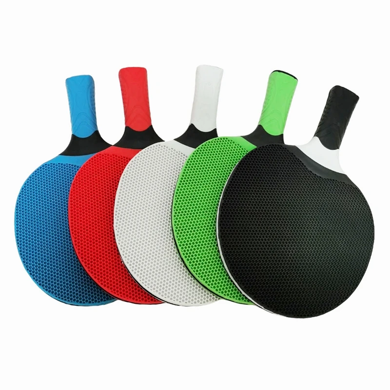 Sports Goods Silicone Multi-Color Table Tennis Rackets Suitable For Beginners In Training And Competition