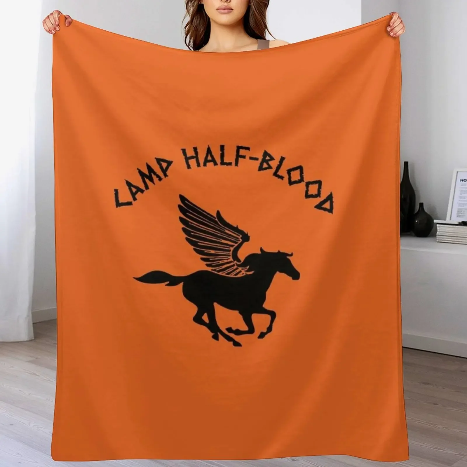 

Camp half blood Throw Blanket Luxury Designer Luxury Thicken Polar Flannel Blankets