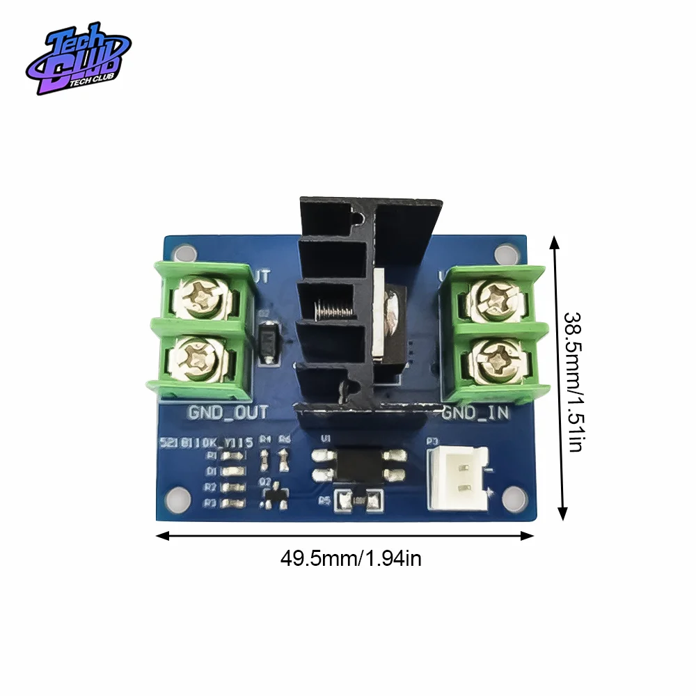 NMOS DC Motor Driver Controller Module H-bridge Current Low Voltage High Current Switch Power Supply Accessories