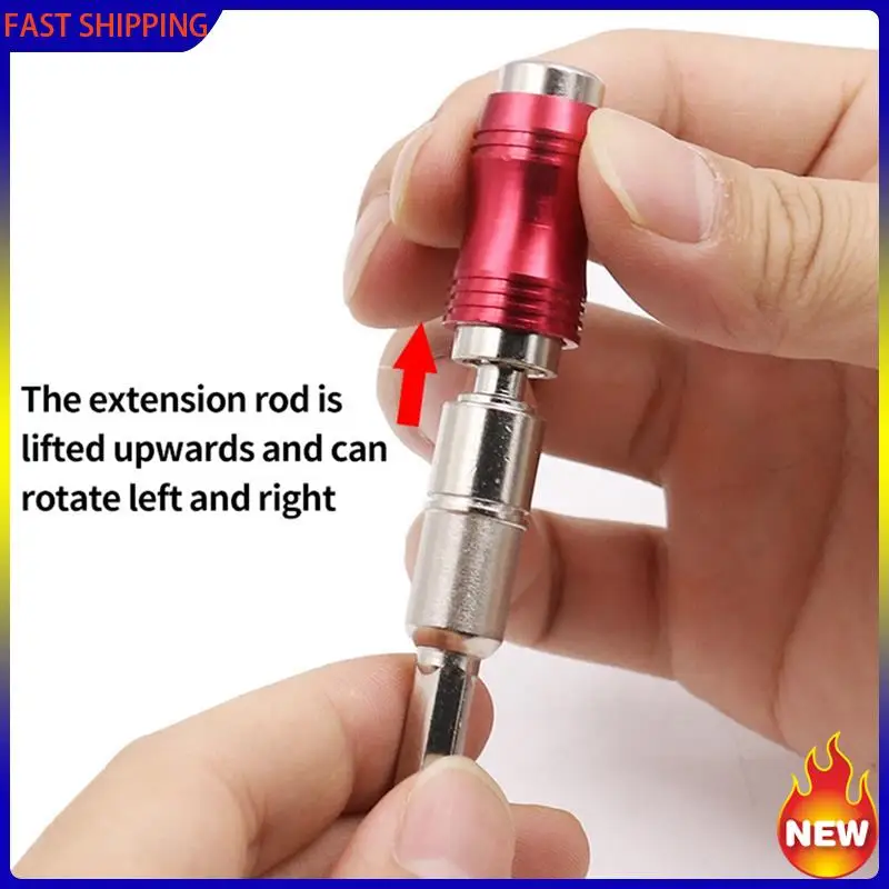 

Hot Trend-3Pcs Magnetic Pivot Drill Bit Holder, Magnetic Swiveling Bit Tip Holder, Quick Release Flexible Screwdriver Bit Holder
