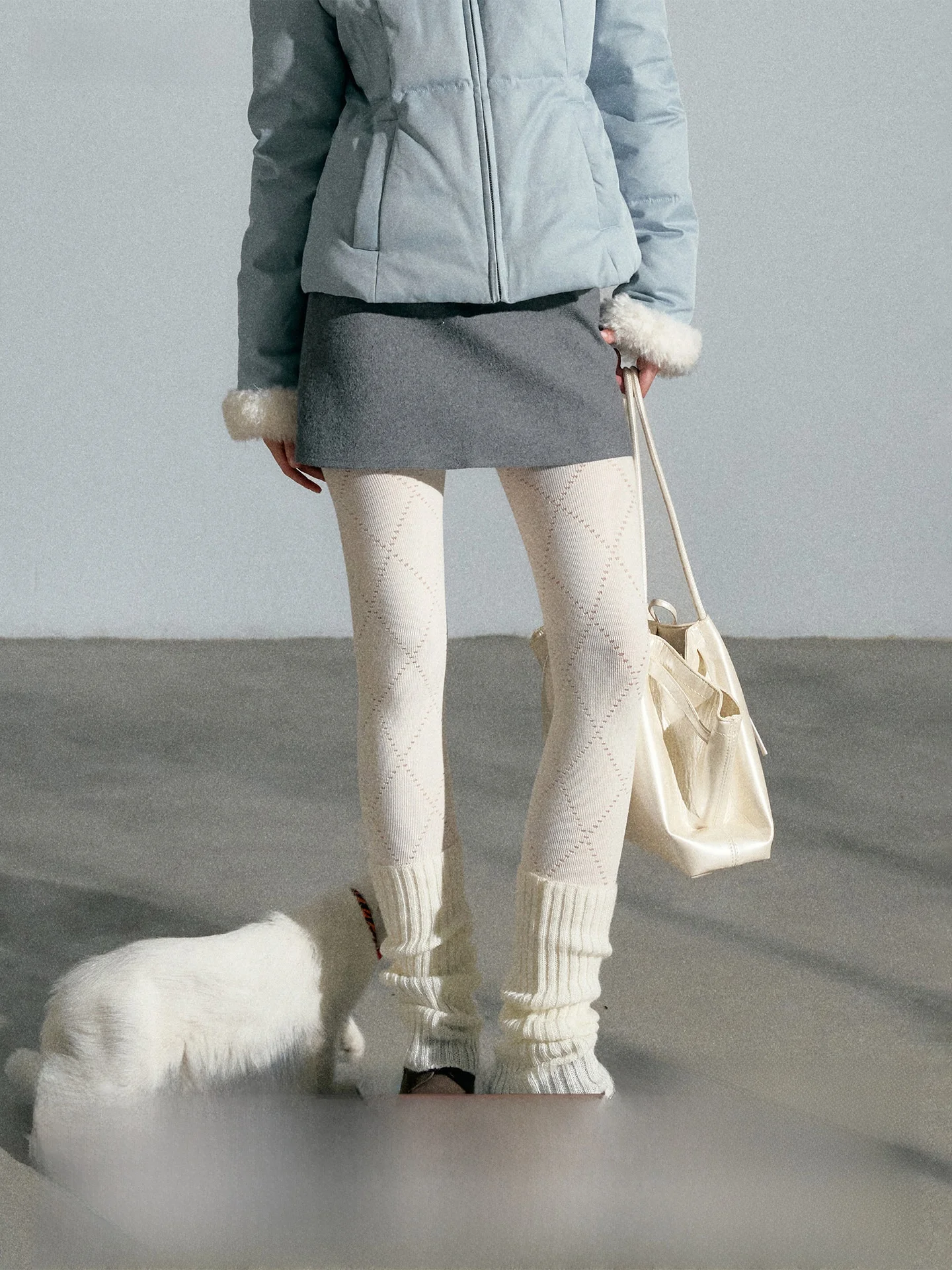 

Новая зимняя шерстяная юбка Empire с высокой талией, универсальная, для повседневной носки, А-силуэт, приталенный крой, для ежедневного использования