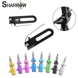 Archery Magnetic Arrow Rest + Cushion Plunger Copper Core Right Hand for Recurve Bows Hunting Shooting Training Accessories