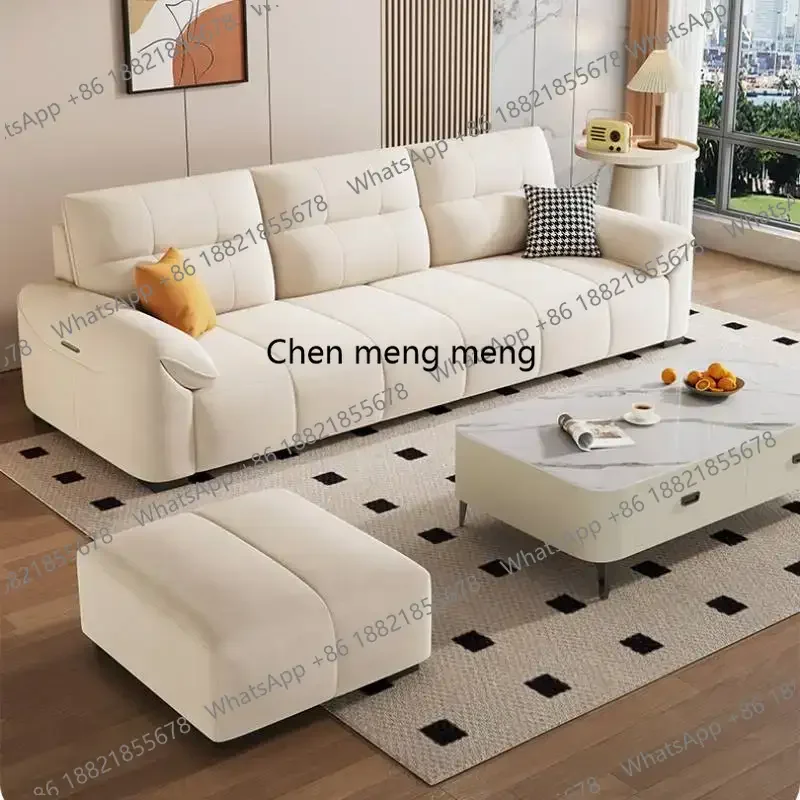 Apartment Large White Sofas Filler Design Reclining Luxury Salon Lazy Couch Double Lounges Replica Muebles Unique Furniture