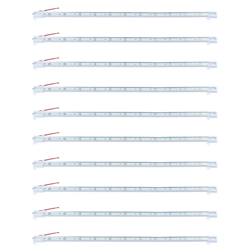 LARSU-10 шт. 50 см 12 В 36 светодиодов 5050 SMD жесткий полосовой светильник алюминиевый жесткий теплый белый LARSU-10 шт. 50 см 12 В 36 светодиодов 5050 SMD жесткий полосовой светильник алюминиевый жесткий теплый белый