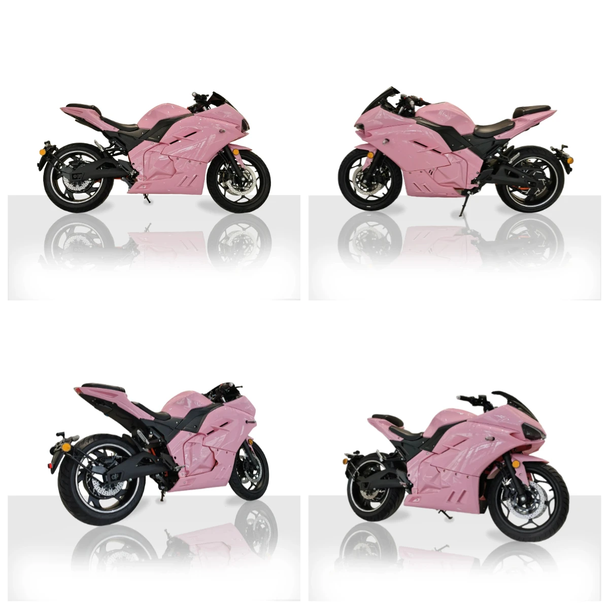 

STLFLuyuan Pink Motorcycle For Women 3kw-10kw Large Wheel Power Racing Street Electric Motorcycles