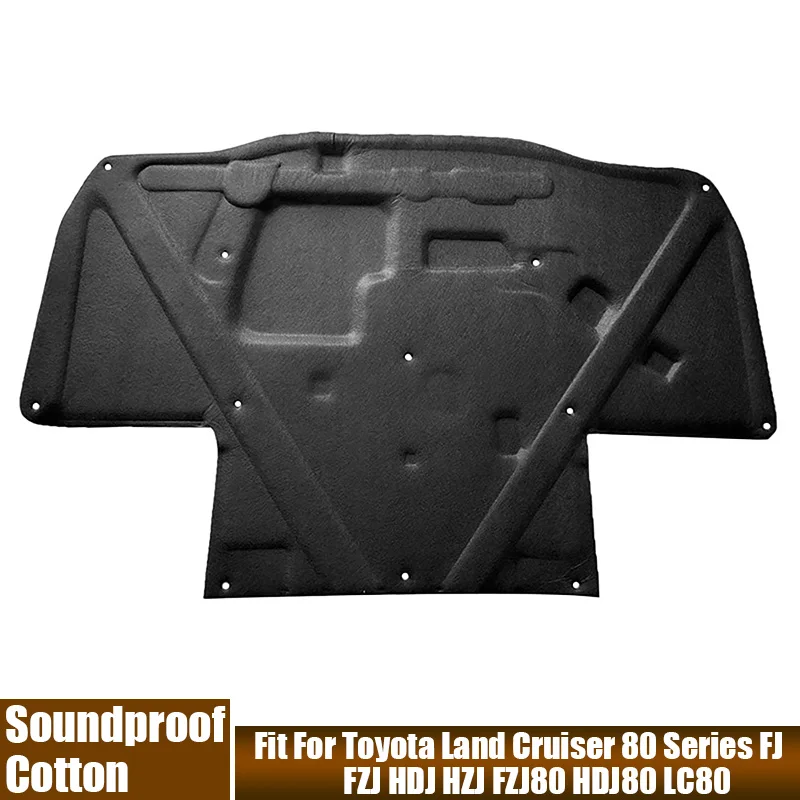 Car Engine Soundproof Cotton For Toyota Land Cruiser 80 Series FJ FZJ HDJ HZJ FZJ80 HDJ80 LC80 Automobile Interior Accessories