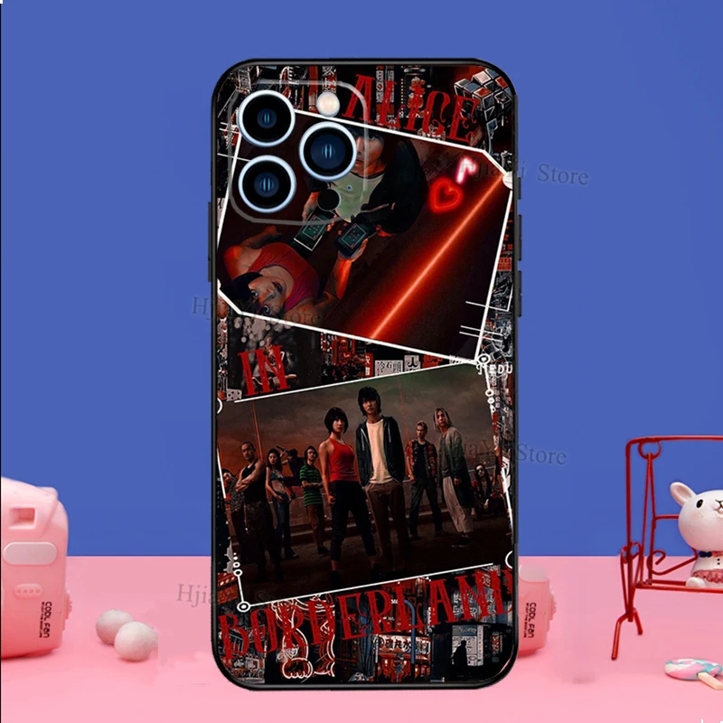 Alice in Borderland Phone Case For iPhone 16 15 11 12 13 14 Pro Max Mini X XS XR Plus SE2 Funda Coque Capa Cover