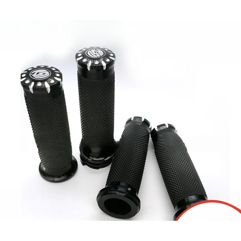 

Motorcycle Handlebar Grips Harley 883 1200 Modification Accessories 25mm Universal Handlebar Grips Retro Handlebar Grips