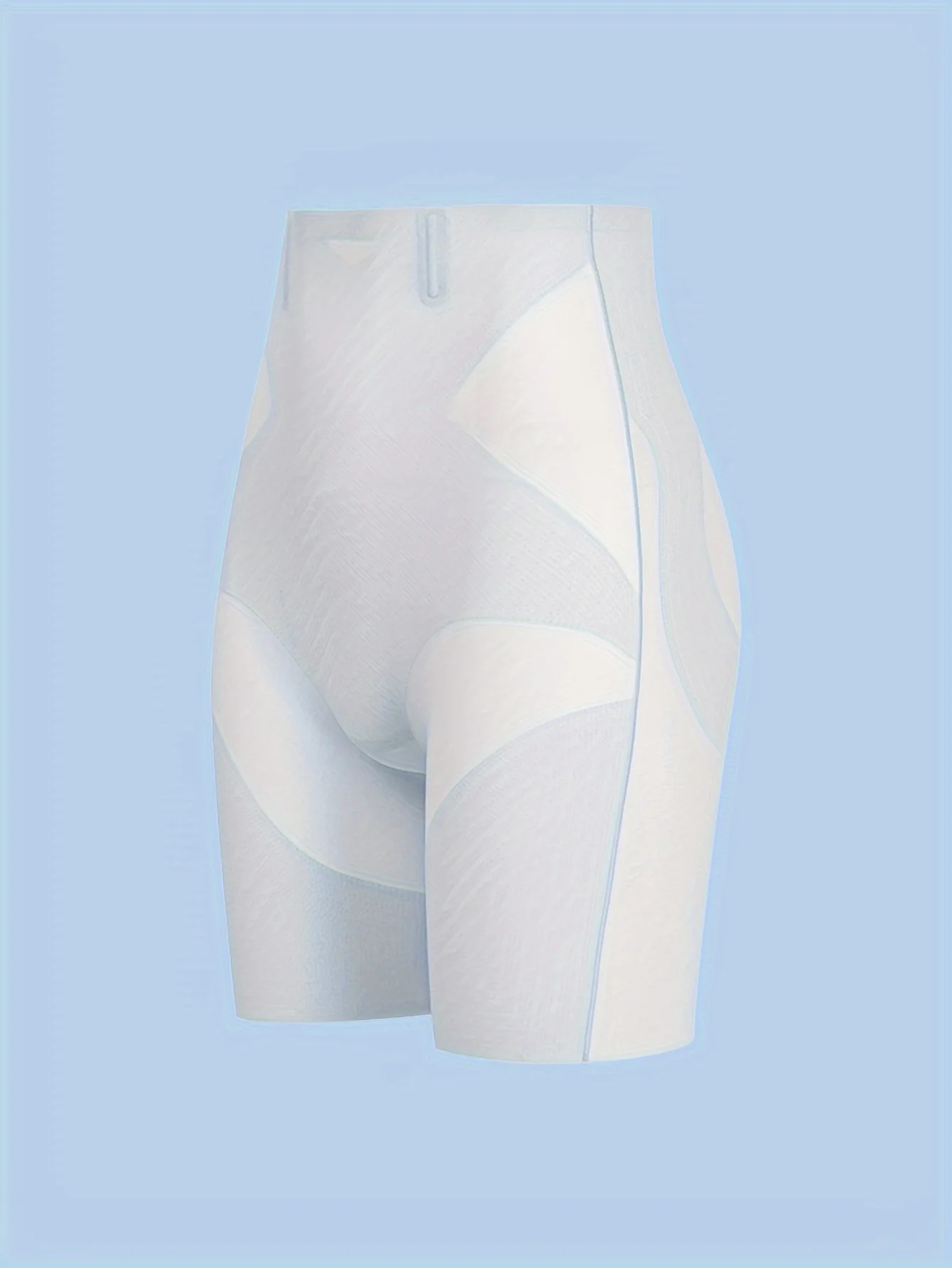 A Pair of Ultra-Thin High-Waisted Cooling Seamless Butt-Lifting Shaping Leggings with a Transparent Back.