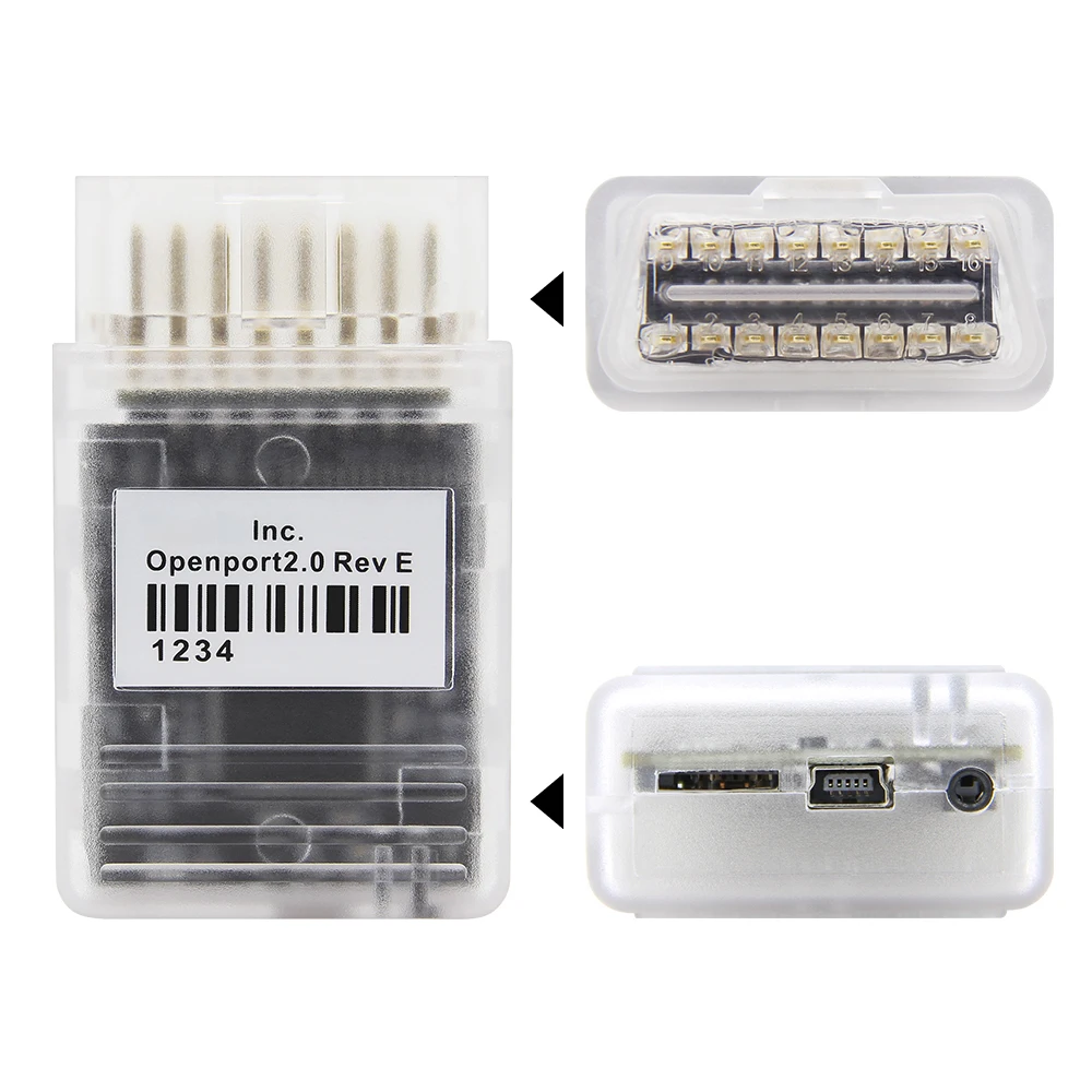 Openport 2.0 Narzędzie do strojenia ECU Open Port ECUFLASH Auto OBD2 open port 2 0 J2534 OBD 2 Samochodowy skaner diagnostyczny