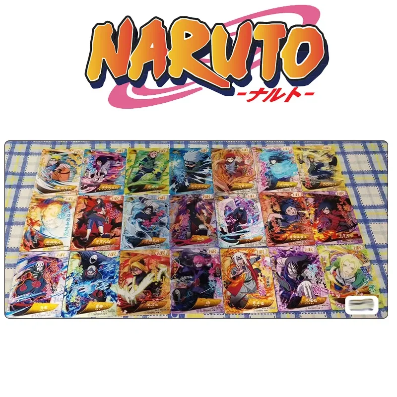 Naruto Hr Series Hyuuga Hinata Kakashi Uchiha Madara Anime Characters Rare Collection Flash Card Cartoon Toys Christmas Gift