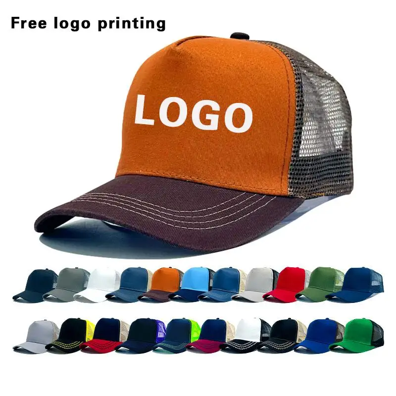 Summer Men's Women's Cotton Baseball Mesh Hats Personalization Custom LOGO Outdoor Sports Travel Sunscreen Duck Tongue Cap