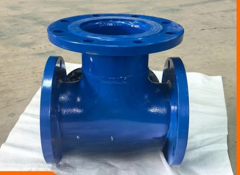 Extended Carbon Steel Welded Equal Tee Flange Butt‑Weld Pipe Fitting For Fire Protection Pipeline Project