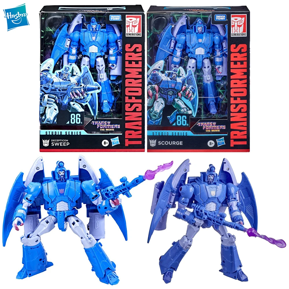 

[In-Stock] Hasbro Transformers Studio Series SS86 Sweep & Scourge 18cm Voyager Class Action Robot Model Figure Ornament Toys