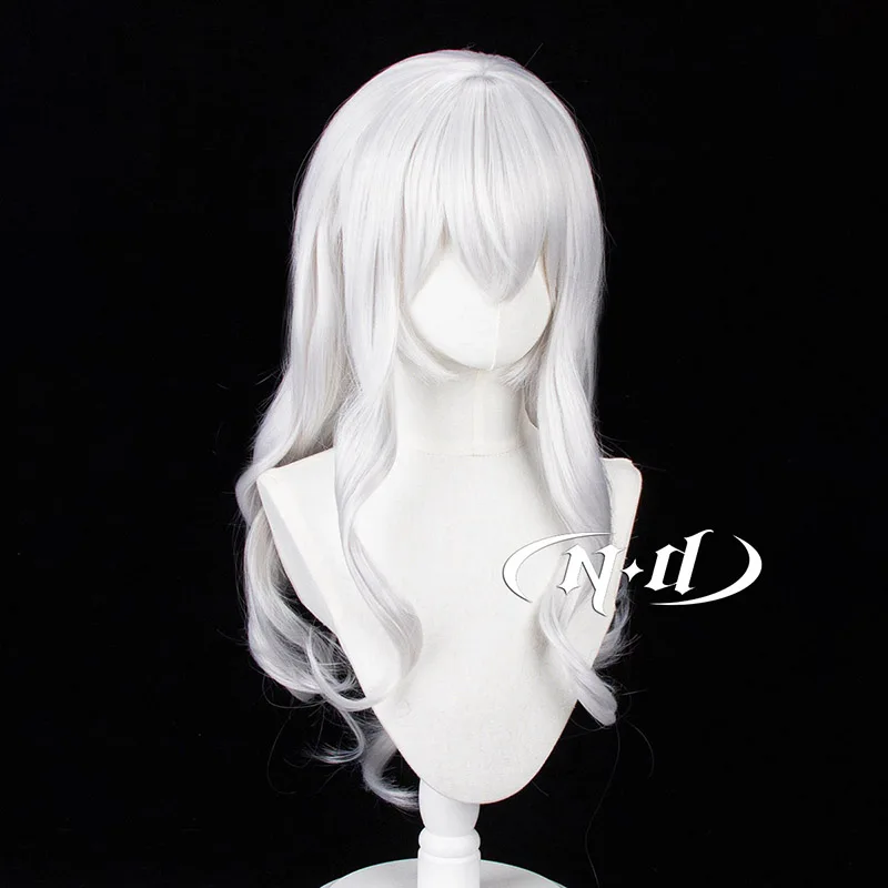 ND Spectre de Unchained Cosplay Pruiken Arknights Cosplay Lang Zilver Haar Pruiken voor Game Comic Con Coser Hittebestendige Synthetische