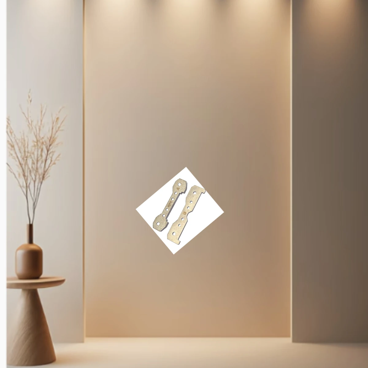 Trineo GPM TRAXXAS 1/8 4WD para barra de amarre de mamparo inferior delantera de acero inoxidable