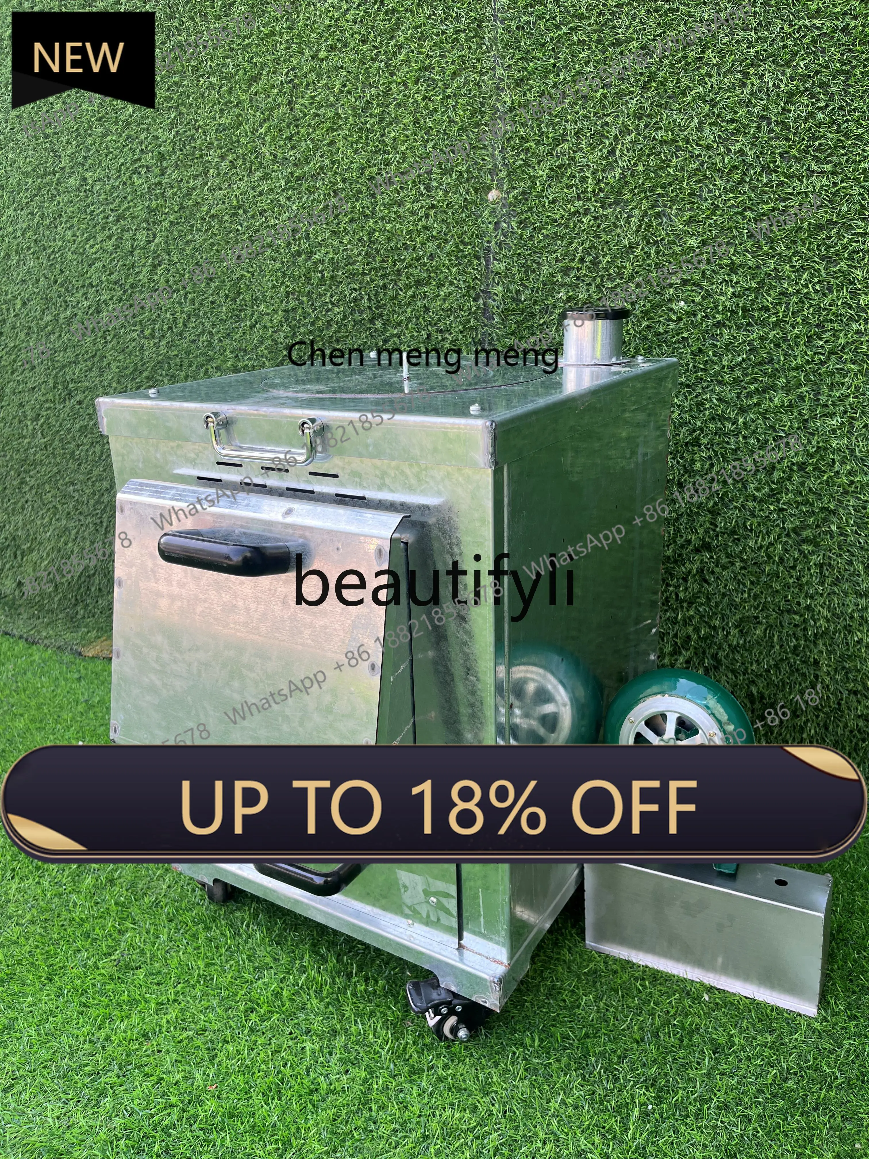 

Z189 Commercial barbecue hot pot barbecue shop makes fire and raises charcoal stove, thickened heat insulation carbon point carb