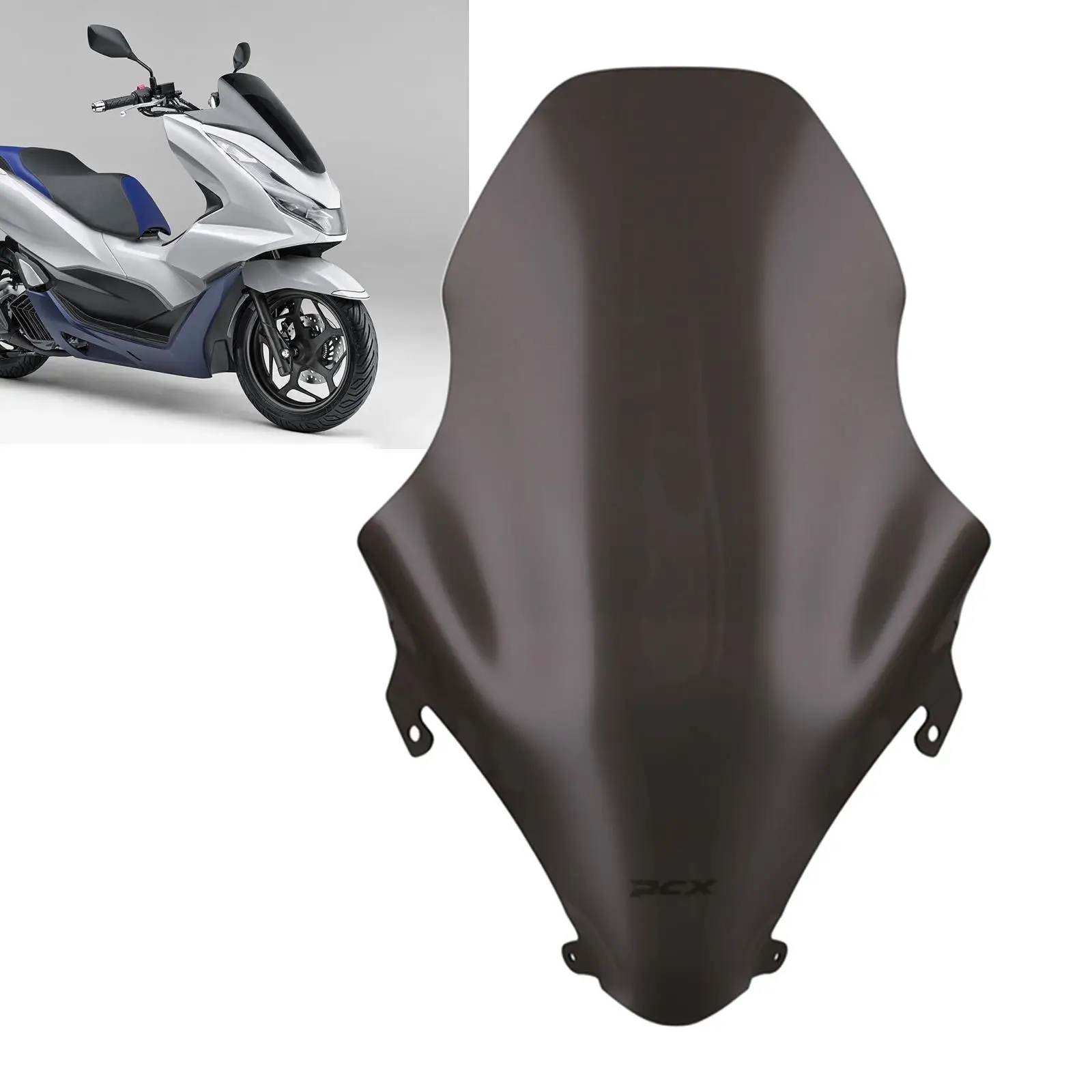 Windshield Covers Wind Screen Deflector for Honda Pcx125 150 2018-2019 image 4
