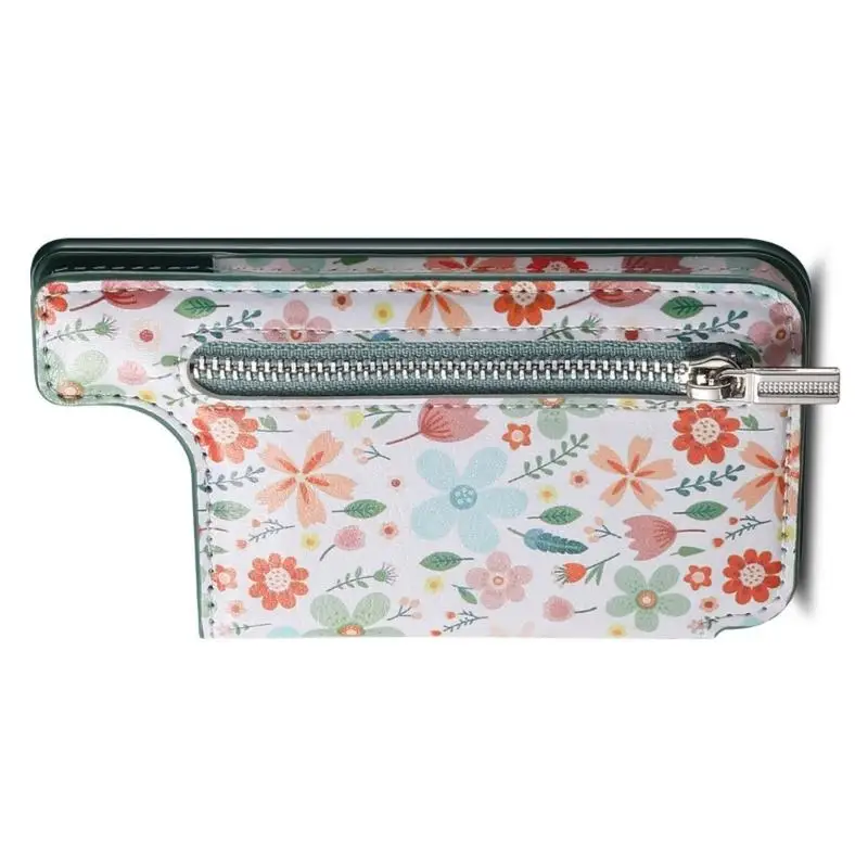 R53C Multifunctional Phone Card Holder Blocking Wallet Zippers Pocket for Daily