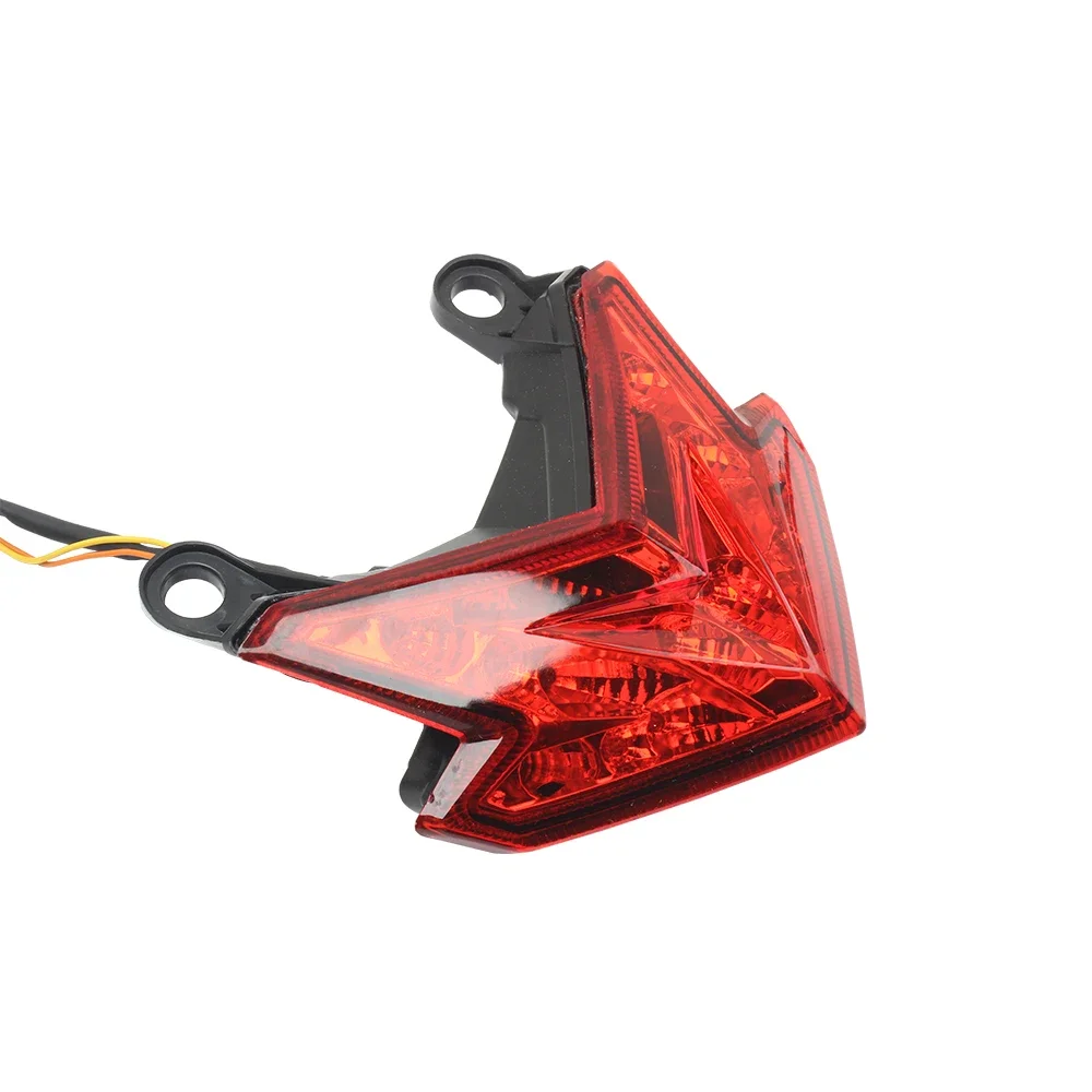 دراجة نارية موتوكروس LED الضوء الخلفي بدوره إشارات ضوء لكاواساكي Z800 ZX6R Z125 ZX636 2016-2023 موتو اكسسوارات إندورو