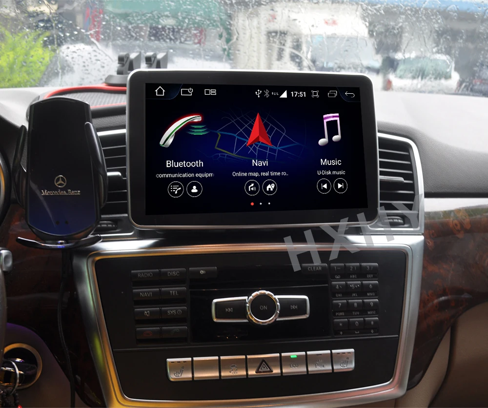 Qualcomm 8.4/9.0inch Android 13 8Core 8+128G Car Radio BT GPS For Mercedes Benz ML W166/GL X166 2012-2015 Multimedia Stereo DSP