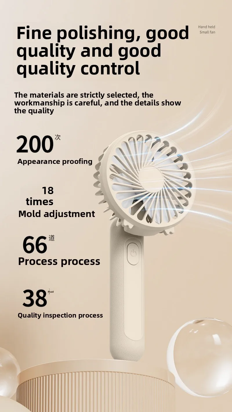 ミニファン便利なクリエイティブハンドヘルドポケットハンドヘルドファン軽量調節可能なかわいいファン学生ギフト