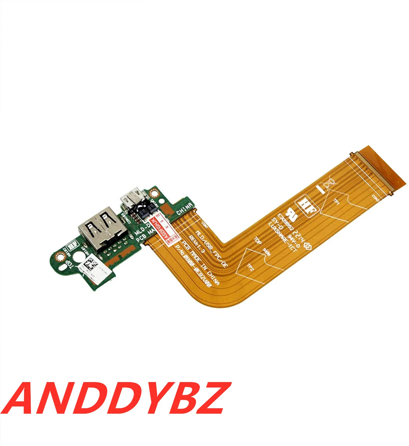 Original For Dell Venue 11 Pro T06G 5130 Tablet MLD-DB-USB Charge Port PCB Board WITH CABLE  fully tested