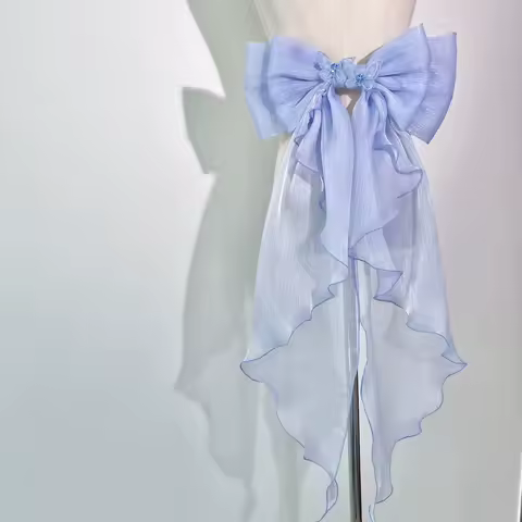 New sweat bowknot butterfly removable detachable training tail prom performance evening dress gown accessories DIY