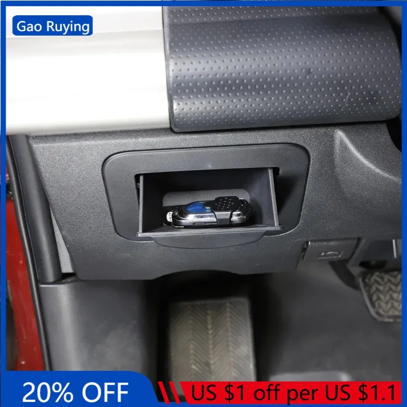 

Gao Ruying For Toyota FJ Cruiser 2007-21 Car Dashboard Driving Position Fuse Storage Box Hidden Storage Box Trim Car Accessories