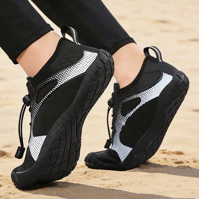 Neue Unisex Breitere Schuhe Atmungsaktives Mesh Herren Barfuß Fünf-Zehen-Schuhe Marken-Flachschuhe Weiche Zero-Drop-Sohle Breitere Zehenbox Sneaker Große Größen – Detail 14