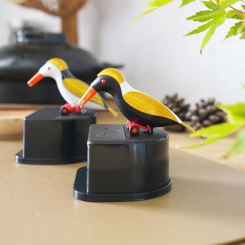 Hummingbird Toothpick Container Toothpick Dispenser Automatic Bird Toothpick Holder Box Home Decoration Kitchen Accessories