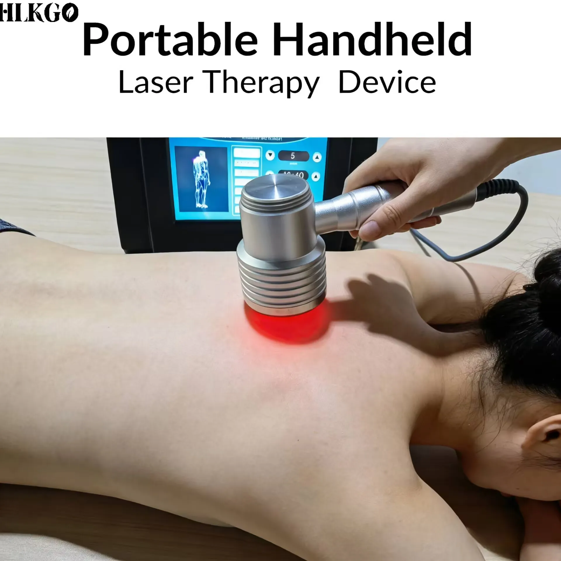 

Аппарат холодного лазера 650 нм 808 нм, класс 3b, для физиотерапии красным и инфракрасным светом, для облегчения боли в суставах и мышцах, два наконечника